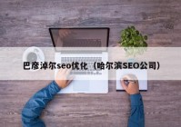 巴彦淖尔seo优化（哈尔滨SEO公司）