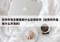 软件开发主要是做什么应用软件（应用软件是用什么开发的）