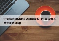 北京B2B网站建设公司哪家好（北京网站开发专业的公司）