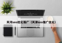 天河seo优化推广（天津seo推广优化）